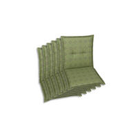 SESSELAUFLAGENSET in Grün Raute  - Grün, Basics, Textil (50/6/100cm)