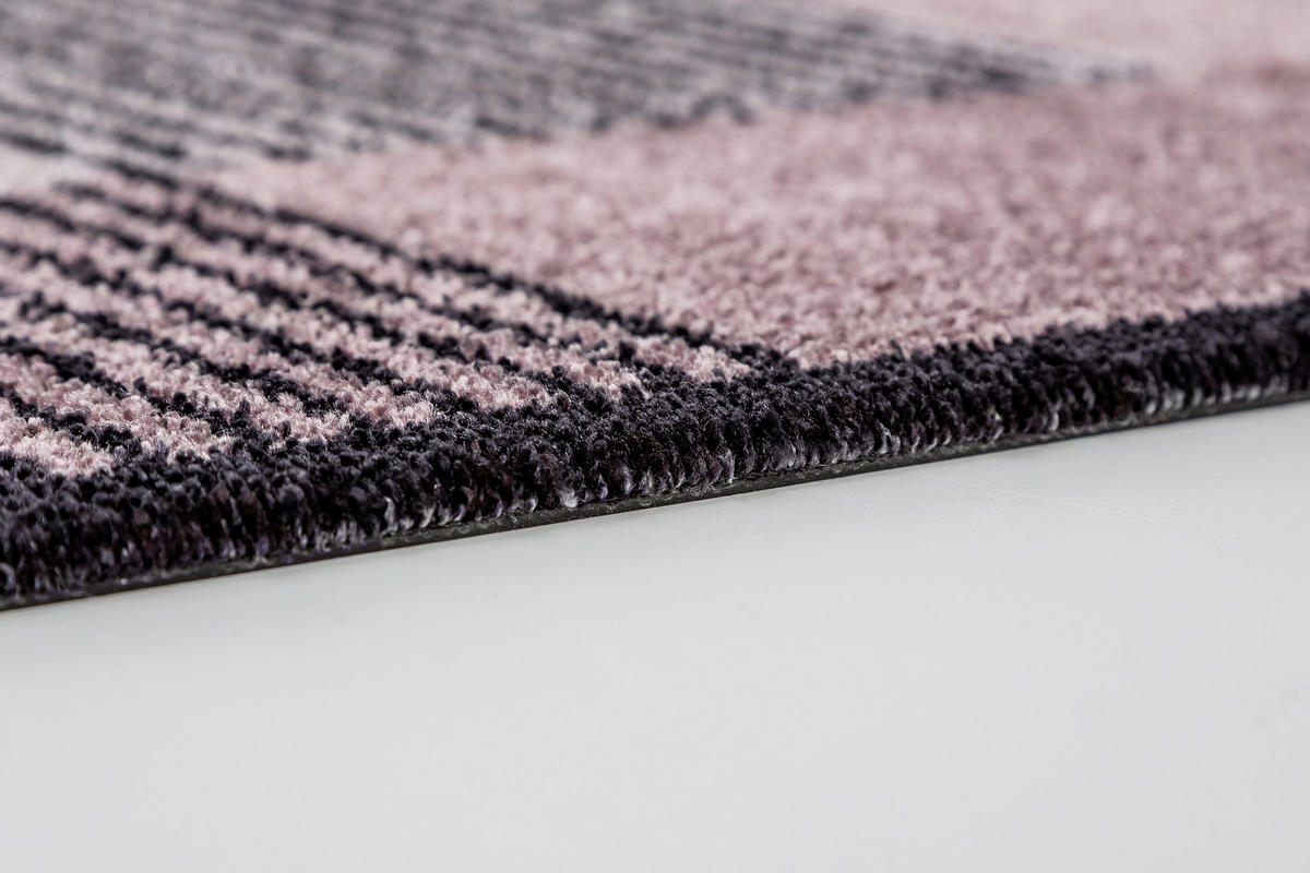 FUßMATTE  67/100 cm  Braun, Rosa, Rot, Schwarz, Rotbraun  - Rotbraun/Rot, KONVENTIONELL, Textil (67/100cm) - Schöner Wohnen