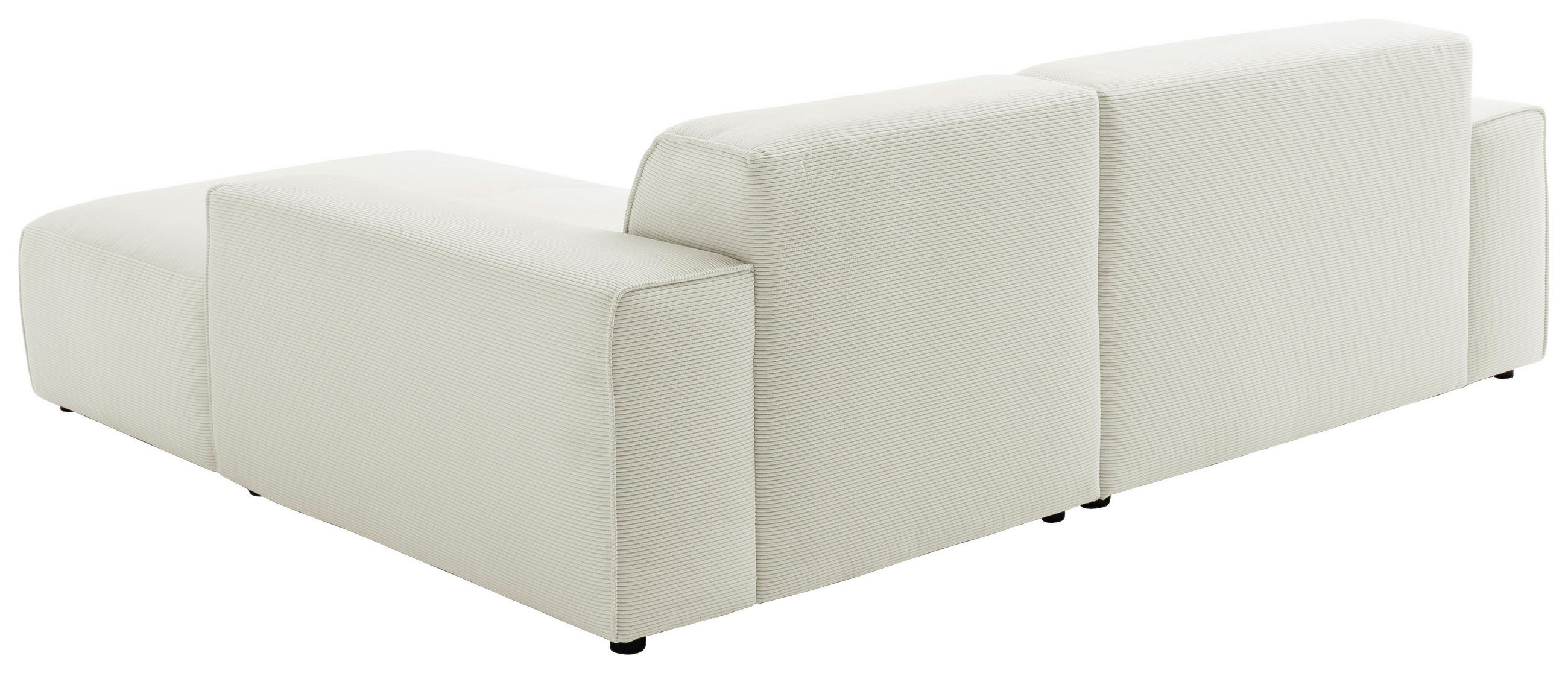 Thumbnail - Pure Home Lifestyle Ecksofa, Weiß, Textil, 3-Sitzer, Ottomane rechts, L-Form, 230x189 cm, Goldenes M, Oeko-Tex® Standard...