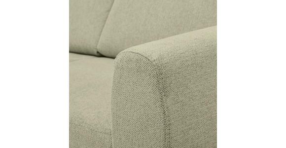 ECKSOFA Hellgrün Flachgewebe  - Buchefarben/Hellgrün, KONVENTIONELL, Holz/Textil (166/241cm) - Carryhome