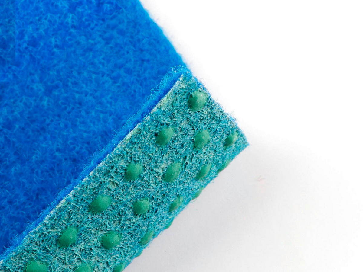 RASENTEPPICH - Blau, Basics, Textil (133/1500cm)