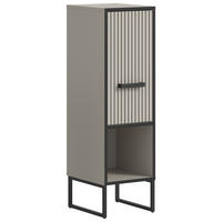 MIDISCHRANK 30/101/32 cm  - Kaschmir/Schwarz, MODERN, Holzwerkstoff/Metall (30/101/32cm) - MID.YOU
