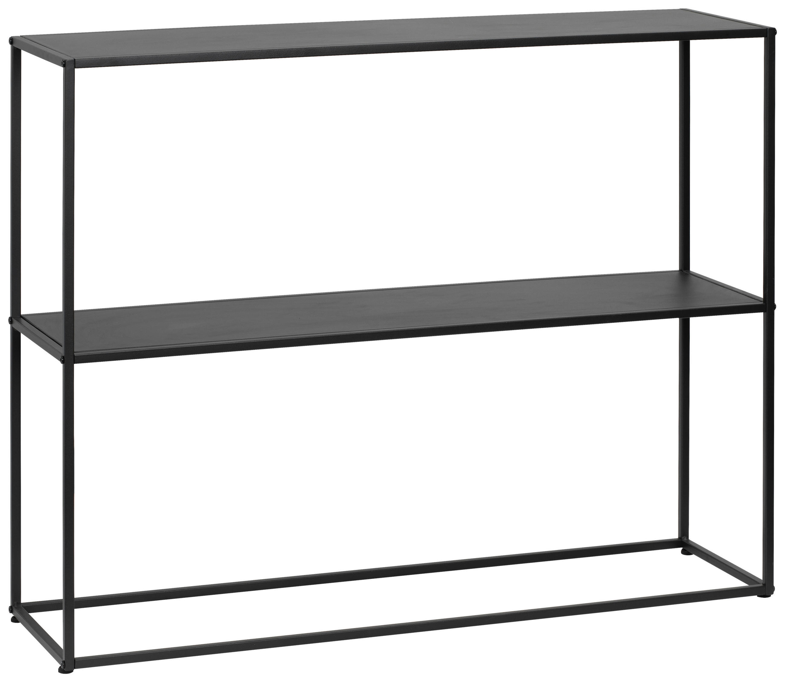 KONSOLENTISCH Schwarz  - Schwarz, MODERN, Metall (100/79/29cm) - PBJ