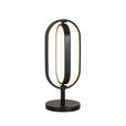 LED-TISCHLEUCHTE 21/50 cm   - Schwarz, Design, Kunststoff/Metall (21/50cm) - Novel