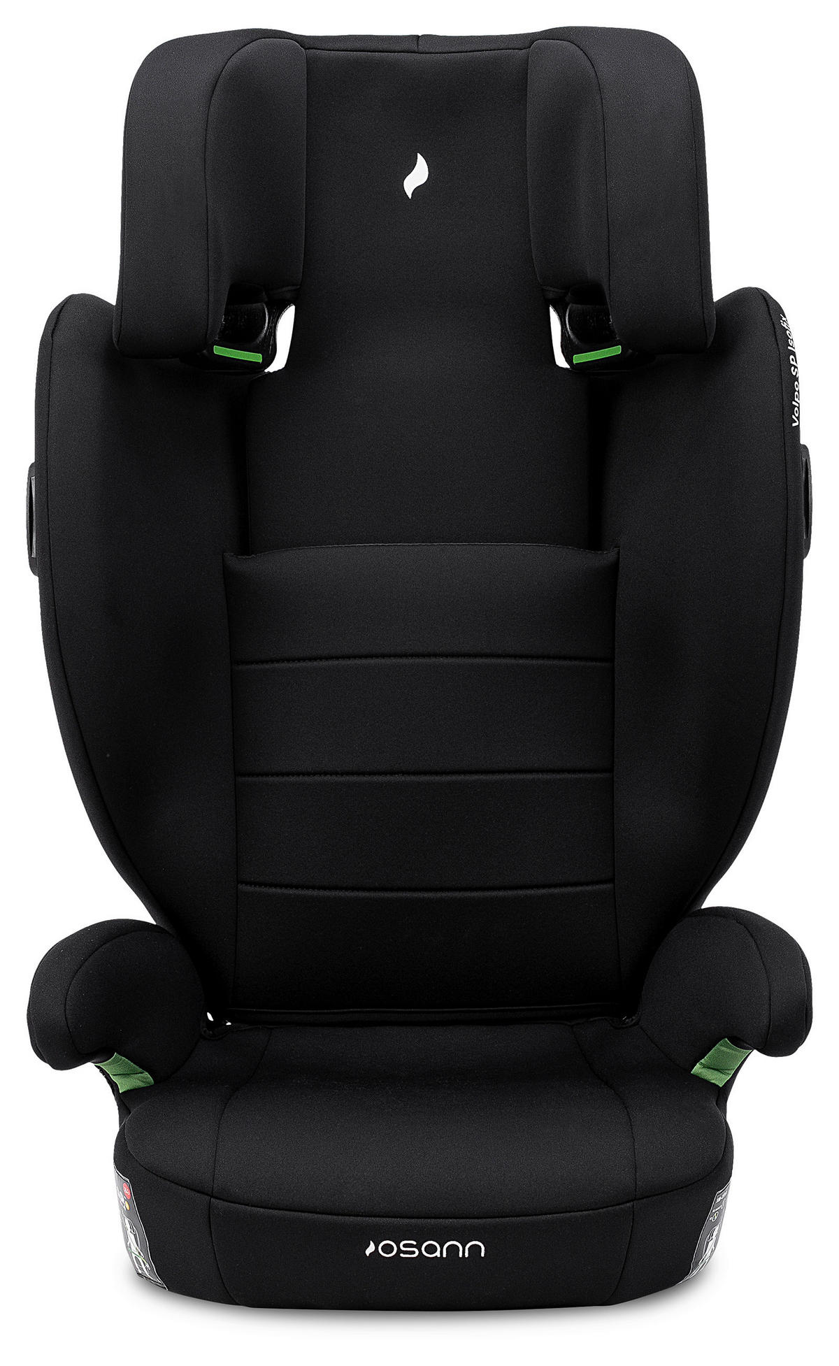 KINDERAUTOSITZ Volpo SP Isofix  - Schwarz, Basics, Kunststoff/Textil (37/43/77cm) - Osann