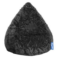 VREČA ZA SEDENJE  FLUFFY L    70/90 cm           - črna, Konvencionalno (70/90cm)