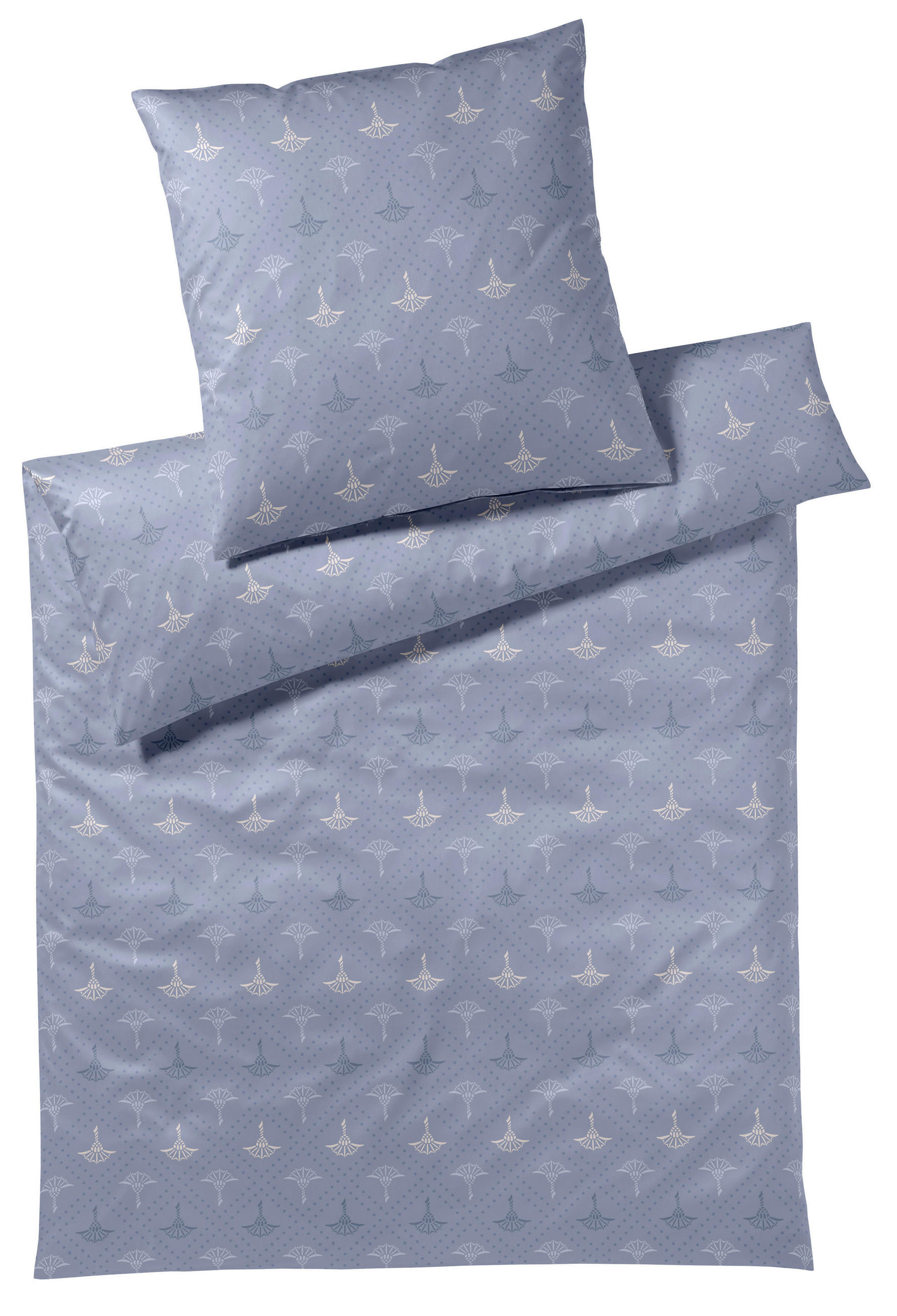 BETTWÄSCHE Makosatin 135/200 cm  - Blau, Design, Textil (135/200cm) - Joop!