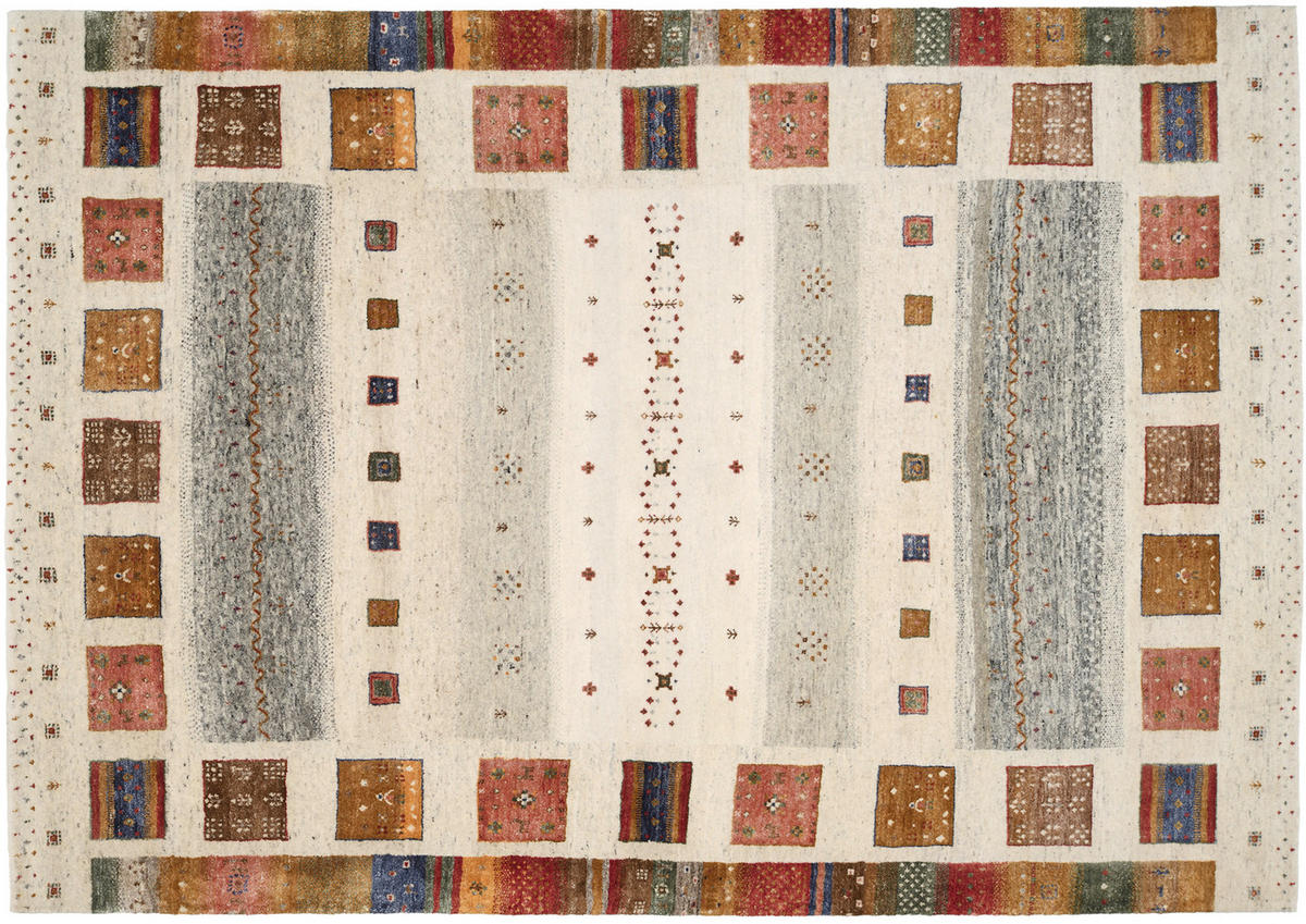 ORIENTTEPPICH 200/300 cm Golshan Mehr Grau, Multicolor, Naturfarben  - Multicolor/Naturfarben, Design, Textil (200/300cm) - Cazaris