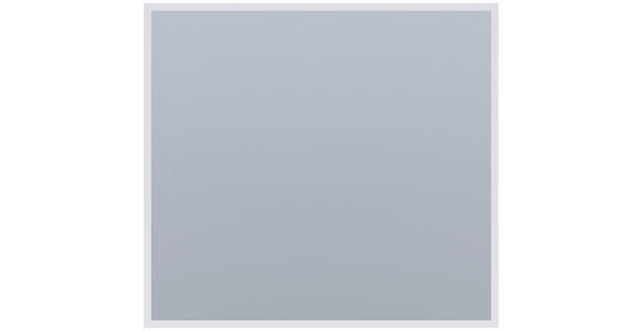 WANDSPIEGEL 83,4/76,4/1,9 cm    in rechteckig  - Weiß, MODERN, Glas/Holzwerkstoff (83,4/76,4/1,9cm) - Carryhome