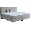 BOXSPRINGBETT 220/200 cm  in Hellgrau  - Hellgrau/Schwarz, LIFESTYLE, Holz/Textil (220/200cm) - home24