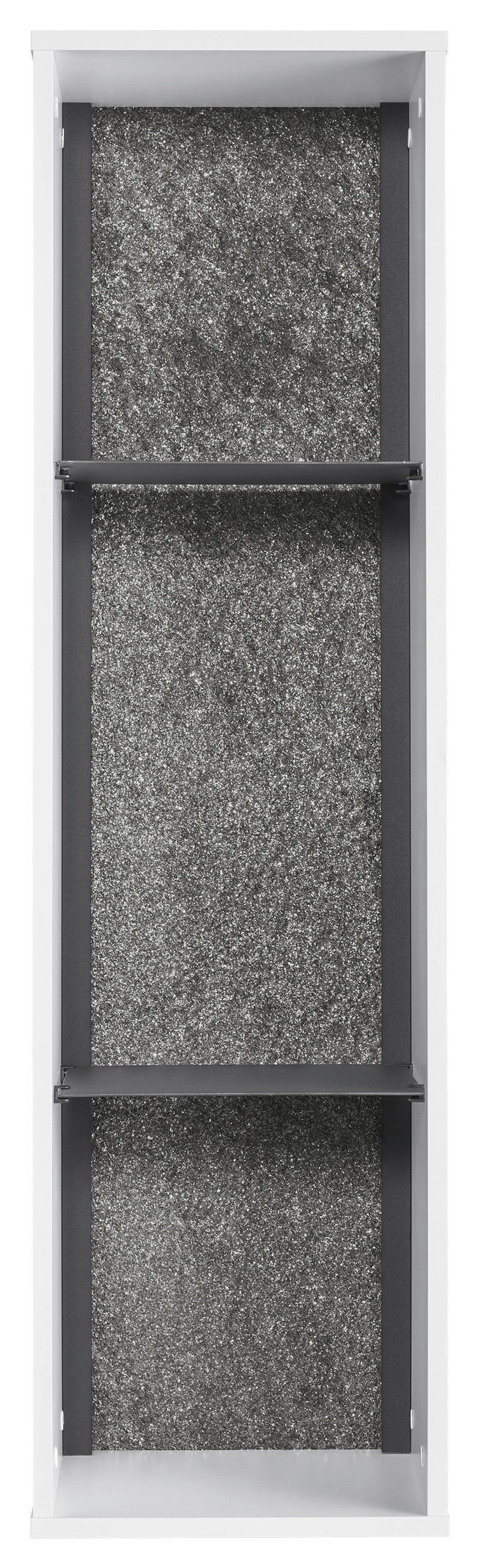 HÄNGEELEMENT Weiß  - Weiß, Design, Holzwerkstoff/Stein (33,7/121,2/30cm) - SetOne by Musterring