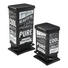 ABFALLEIMER 40 L - Schwarz/Weiß, Basics, Kunststoff (35,3/29,5/67,6cm) - Rotho