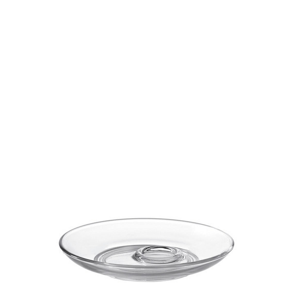 UNTERTASSENSET Senso    - Transparent, Basics, Glas (11,50cm) - Leonardo