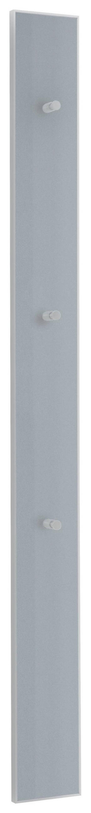 GARDEROBENPANEEL in 16/170/7 cm - Grau, Design, Glas/Holzwerkstoff (16/170/7cm)