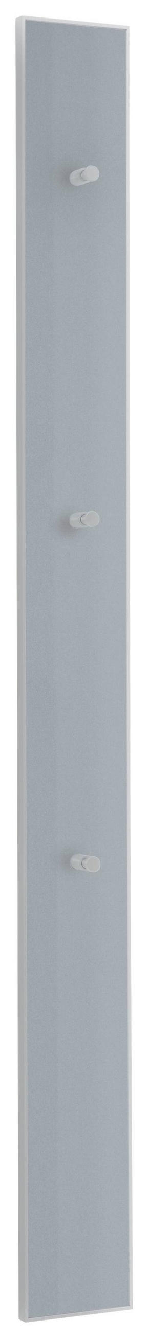 GARDEROBENPANEEL  in 16/170/7 cm  - Grau, Design, Glas/Holzwerkstoff (16/170/7cm) - Novel