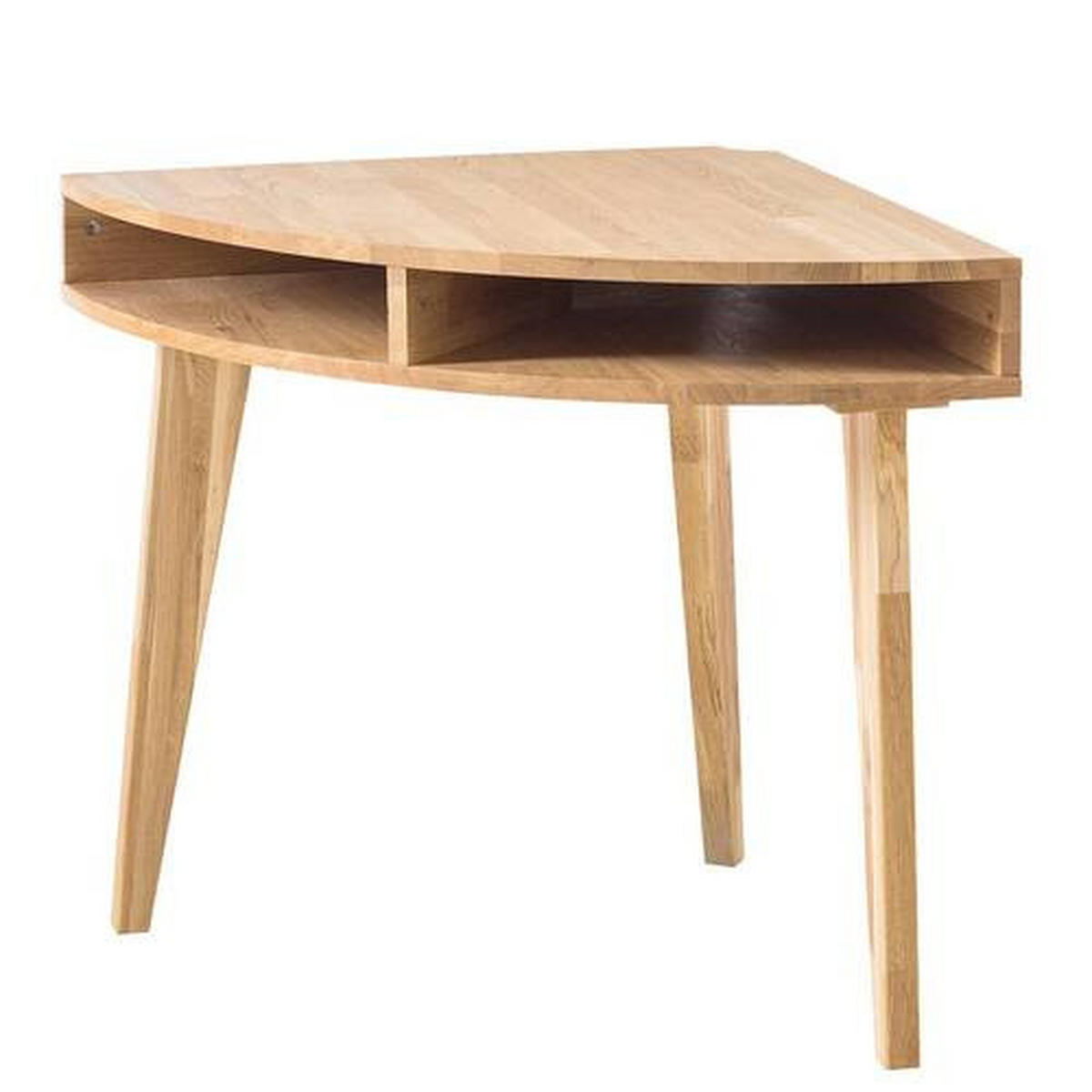 ECKSCHREIBTISCH 75/75/76 cm  in Wildeiche  - Wildeiche, Natur, Holz (75/75/76cm) - home24