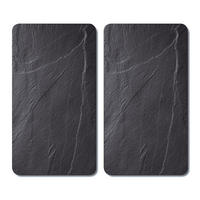 HERDABDECKPLATTE 3652313  - Schwarz, Basics, Glas (52/30/0,80cm) - Kesper