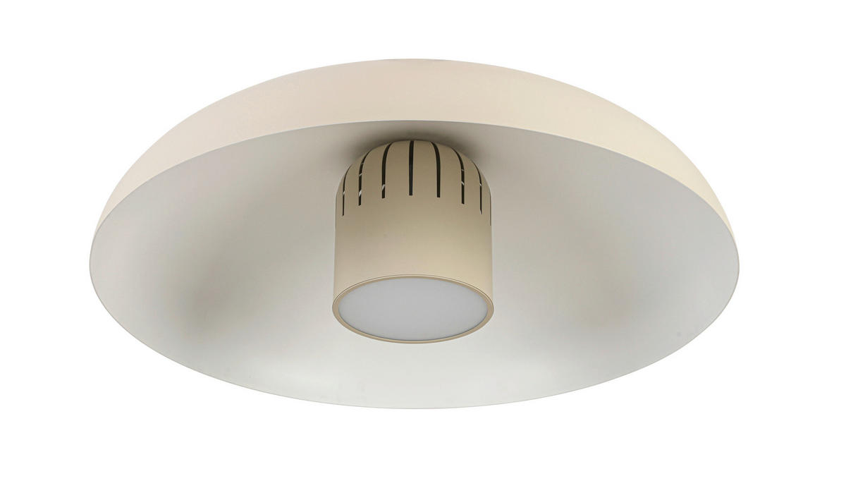 LED-DECKENLEUCHTE Louis 60/21,5 cm   - Grau, Design, Kunststoff/Metall (60/21,5cm) - Dieter Knoll