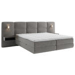 BOXSPRINGBETT 180/200 cm  in Anthrazit  - Anthrazit/Schwarz, Basics, Holz/Holzwerkstoff (180/200cm) - Esposa