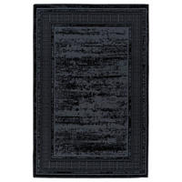 KOBEREC TKANÝ NA PLOCHO, 120/170 cm, černá - černá, Konvenční, textil (120/170cm)