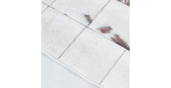 FLACHWEBETEPPICH 80/150 cm Fiesta Creme  - Creme, Design, Leder/Textil (80/150cm) - Novel