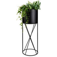 BLOMKRUKA 25/74,5 cm svart  - svart, Design, metall (25/74,5cm) - Ambia Home