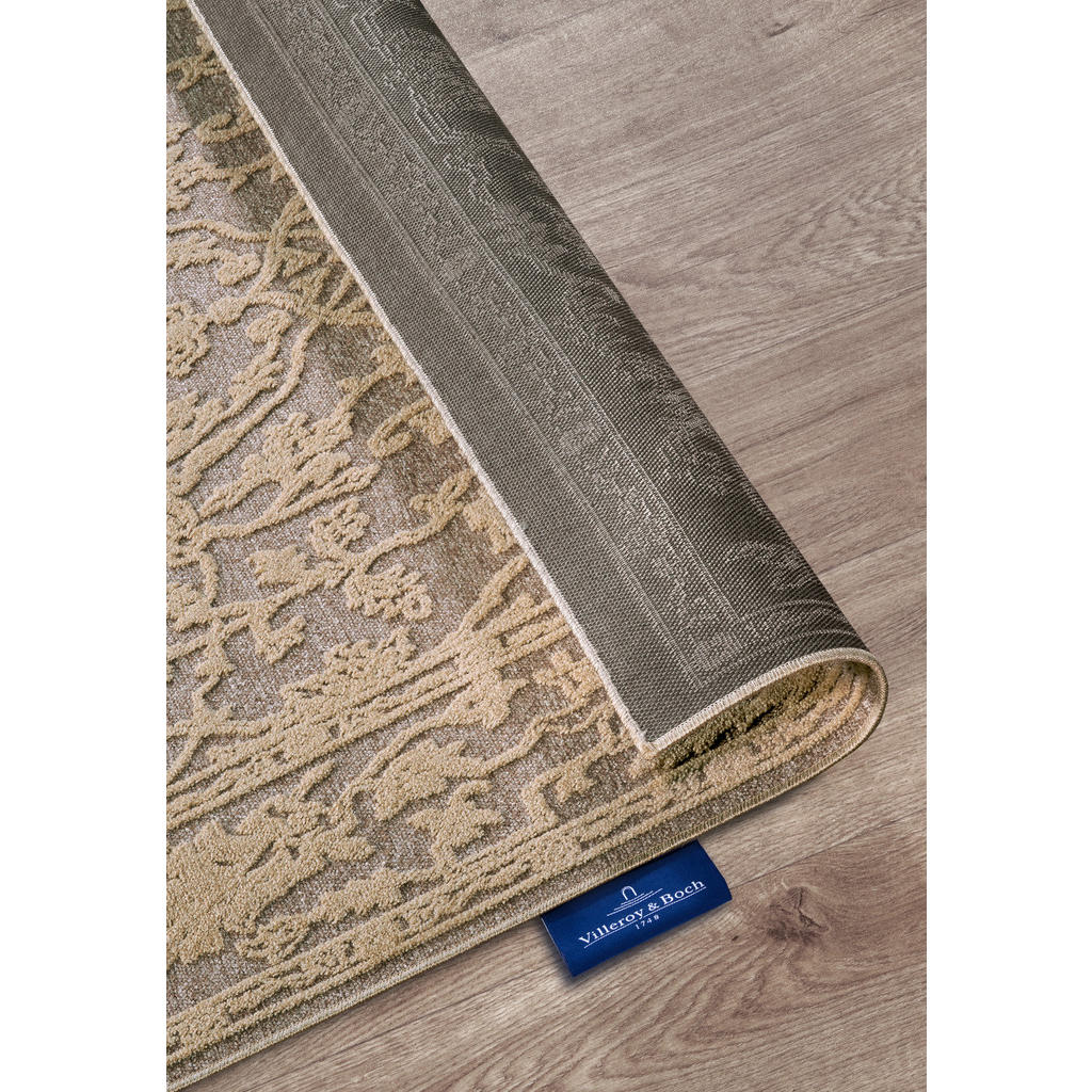 Thumbnail - Villeroy & Boch Flachwebeteppich Kollektion 1879, Beige, Ecru, Textil, Floral, rechteckig, 200x290 cm, Oeko-Tex® Standar...