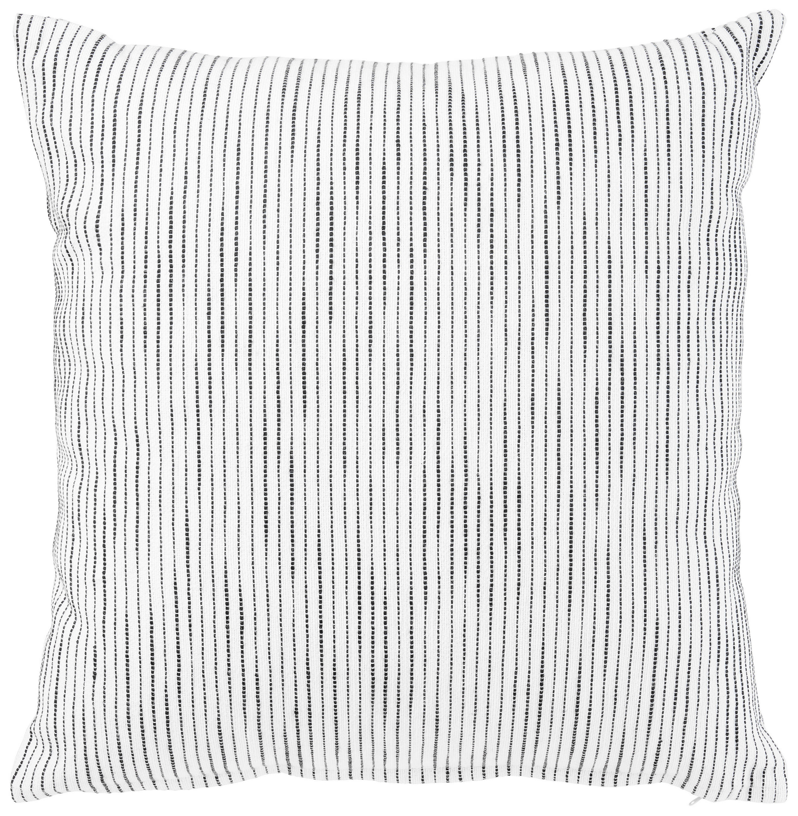 DEKORAČNÝ VANKÚŠ 45/45 cm - čierna/biela, Design, textil (45/45cm) - Novel