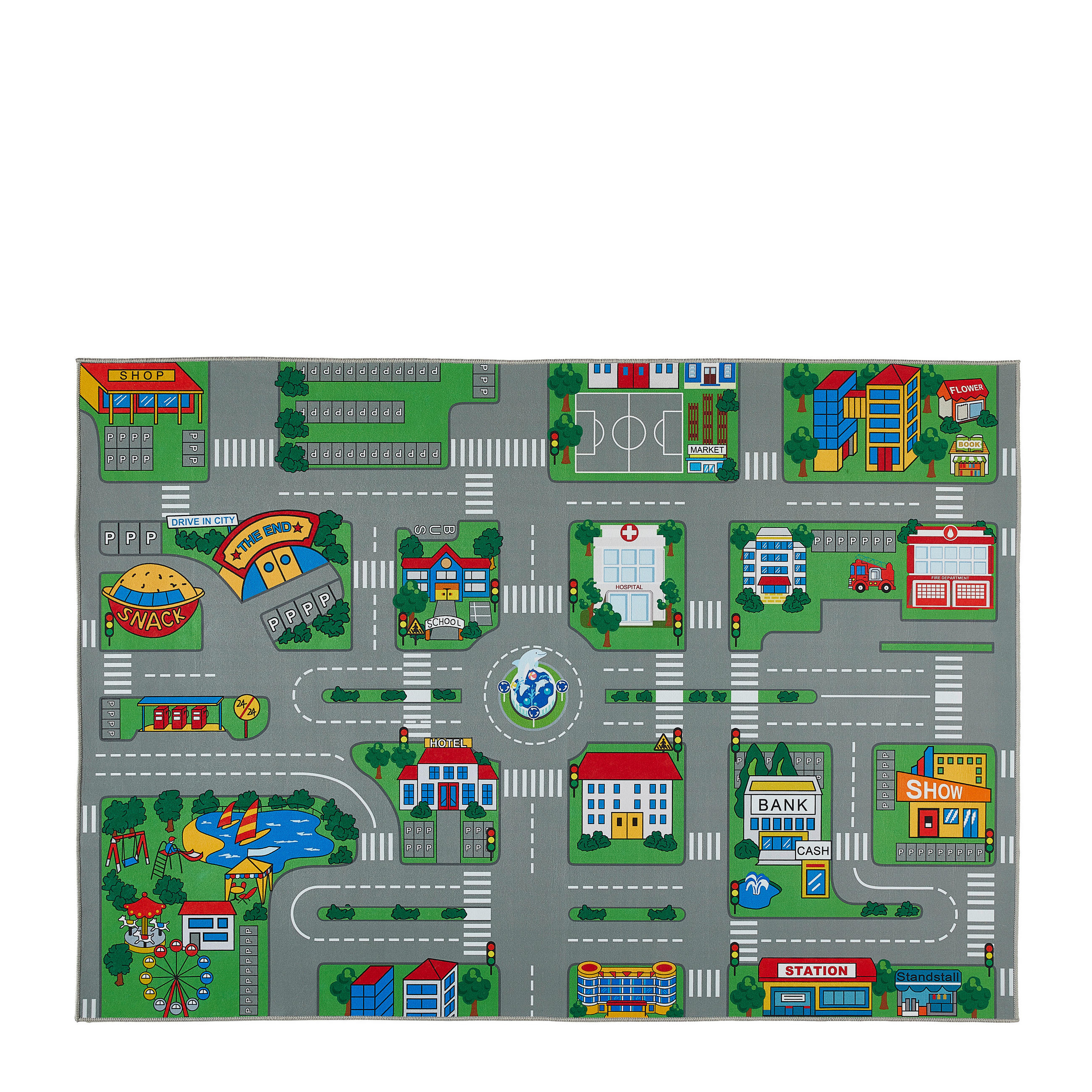 SPIELTEPPICH   - Multicolor, Trend, Textil (100/150cm) - Boxxx