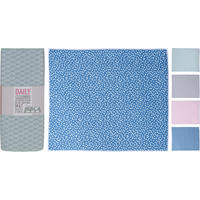 DROPPMATTA  - grön/blå, Basics, textil (40/48cm)