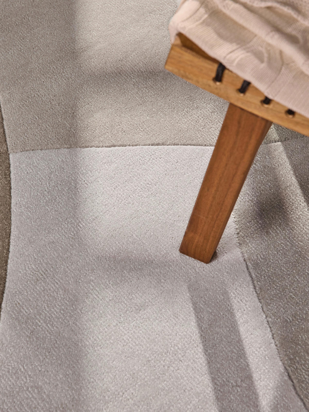 WOLLTEPPICH 120/170 cm Hackney Grau, Beige rechteckig  - Beige/Grau, Basics, Textil (120/170cm) - Ted Baker