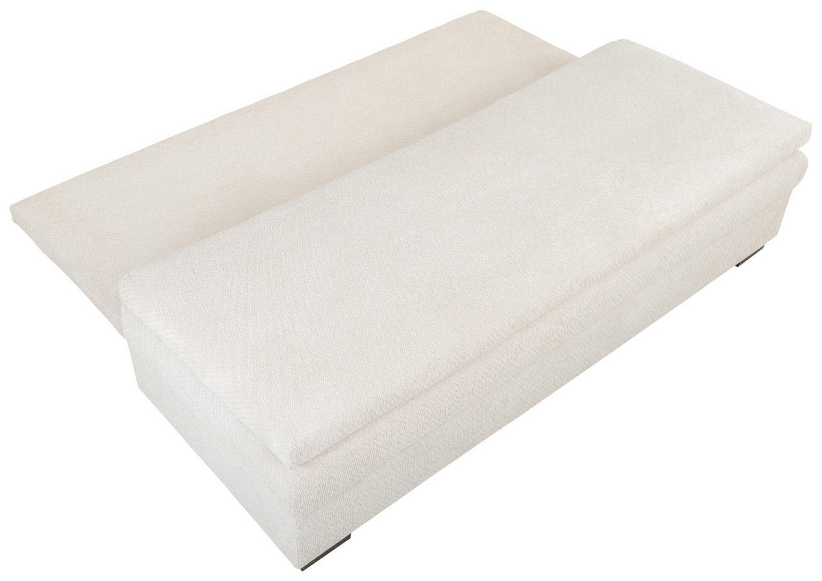 SCHLAFSOFA - Creme/Schwarz, KONVENTIONELL, Kunststoff/Textil (195/93/83cm) - Carryhome