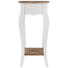 BEISTELLTISCH furniert quadratisch Braun, Weiß - Weiß/Braun, LIFESTYLE, Holz (32/72/32cm)