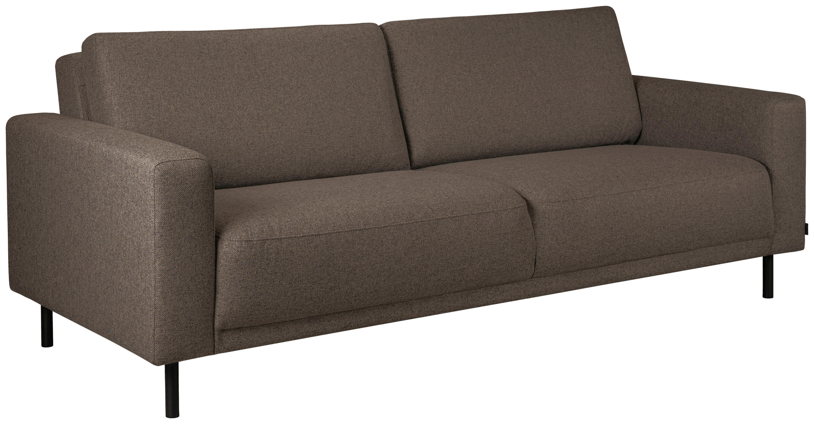 BÄDDSOFFA i rostfärgad, brun  - brun/svart, Design, metall/trä (225/86/97cm) - Best Price