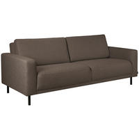 BÄDDSOFFA i rostfärgad, brun  - brun/svart, Design, metall/trä (225/86/97cm) - Best Price