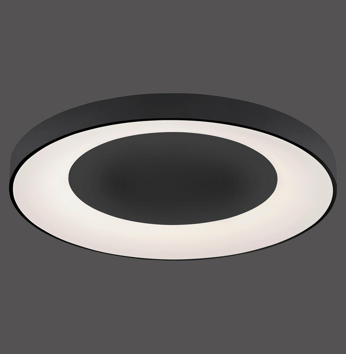 LED-Deckenleuchte 70/70/7,7 cm   - Anthrazit, Basics, Kunststoff/Metall (70/70/7,7cm)