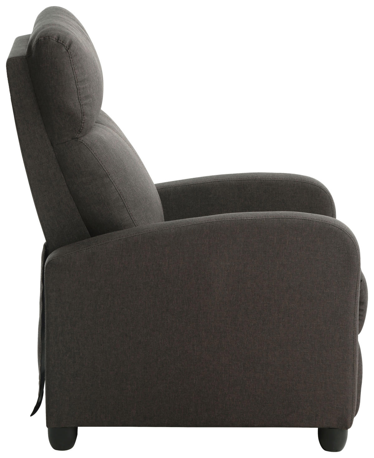 FOTOLIU PENTRU TELEVIZOR in textil maro  - maro/negru, Konventionell, plastic/textil (67/100/87cm) - P & B