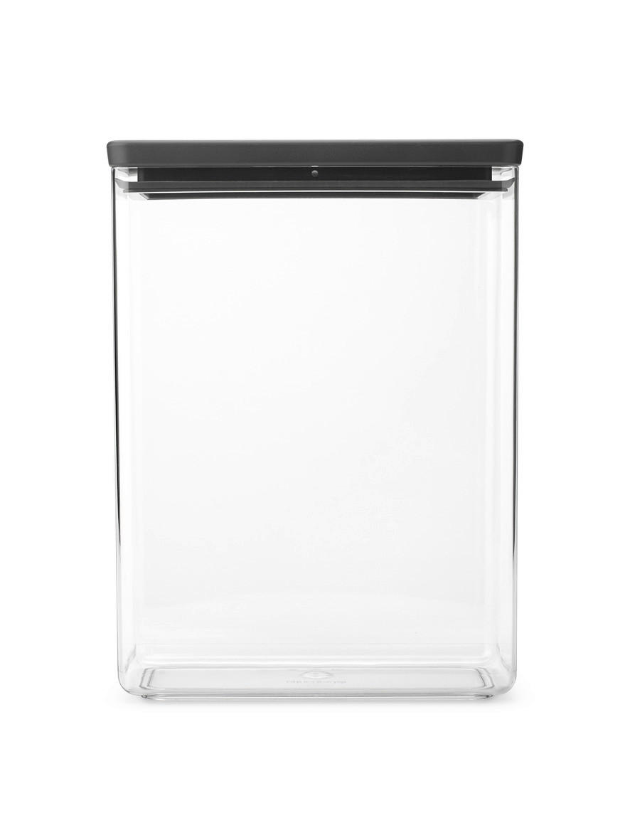 DÓZA NA POTRAVINY  - průhledné/tmavě šedá, Basics, plast (22/29.5/11.2cm) - Brabantia