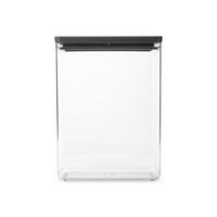 DÓZA NA POTRAVINY  - průhledné/tmavě šedá, Basics, plast (22/29.5/11.2cm) - Brabantia