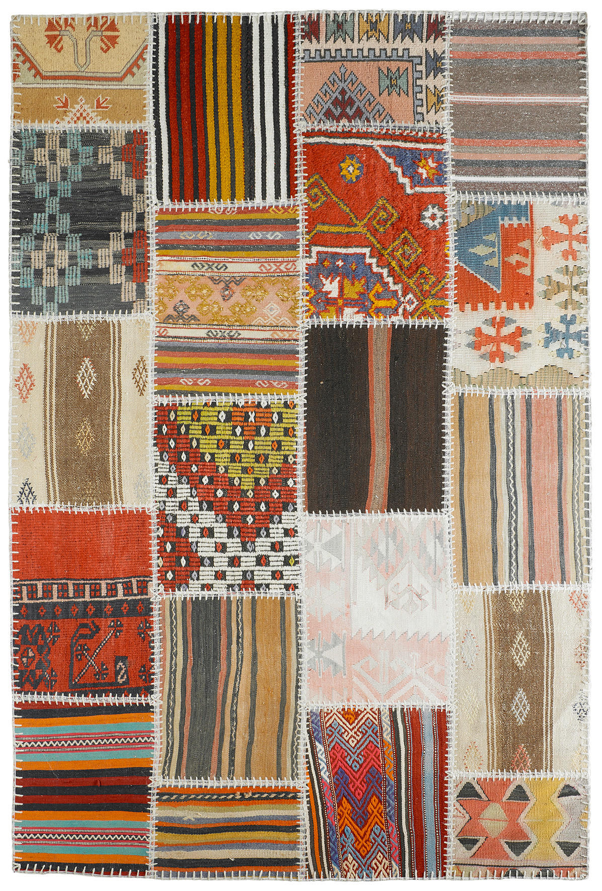 WEBTEPPICH  Wohnzimmer 120/170 cm Multicolor rechteckig  - Multicolor, Basics, Textil (120/170cm) - Obsession