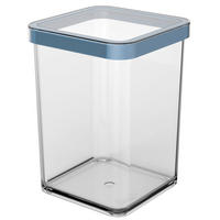 POSUDA ZA ZALIHE  1 l  LOFT  - prozirno/plava, Basics, plastika (10/10/14,2cm) - Rotho