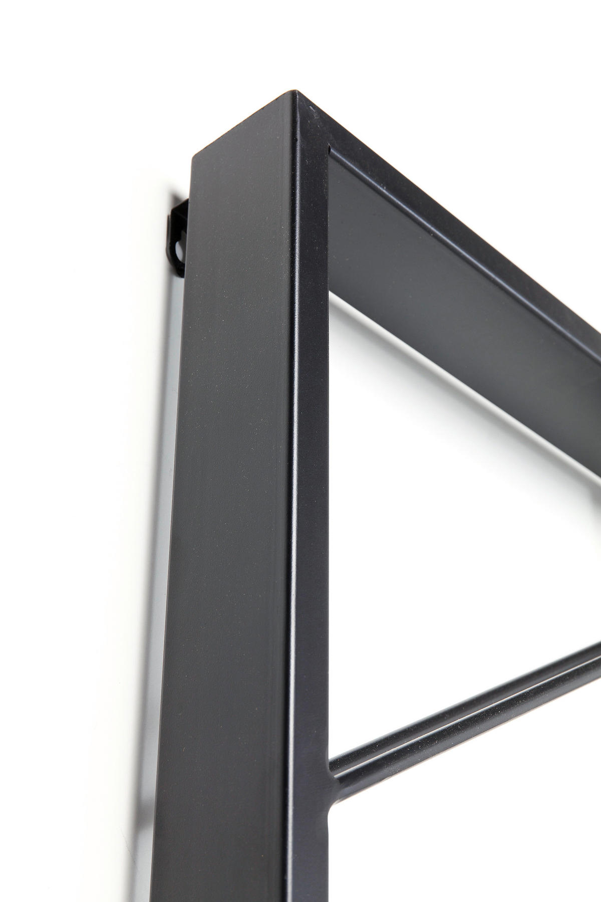 REGÁL NA VÍNO - černá, Design, kov (70/160/6cm) - Kare-Design