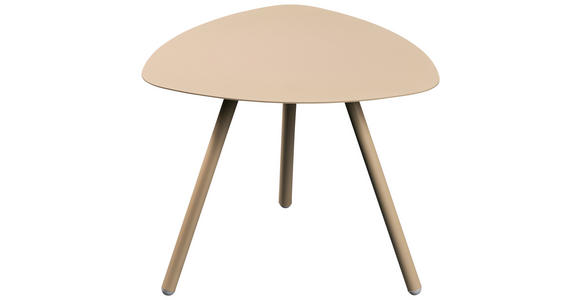 BEISTELLTISCH Creme  - Creme, Design, Metall (50/50/40cm) - Xora