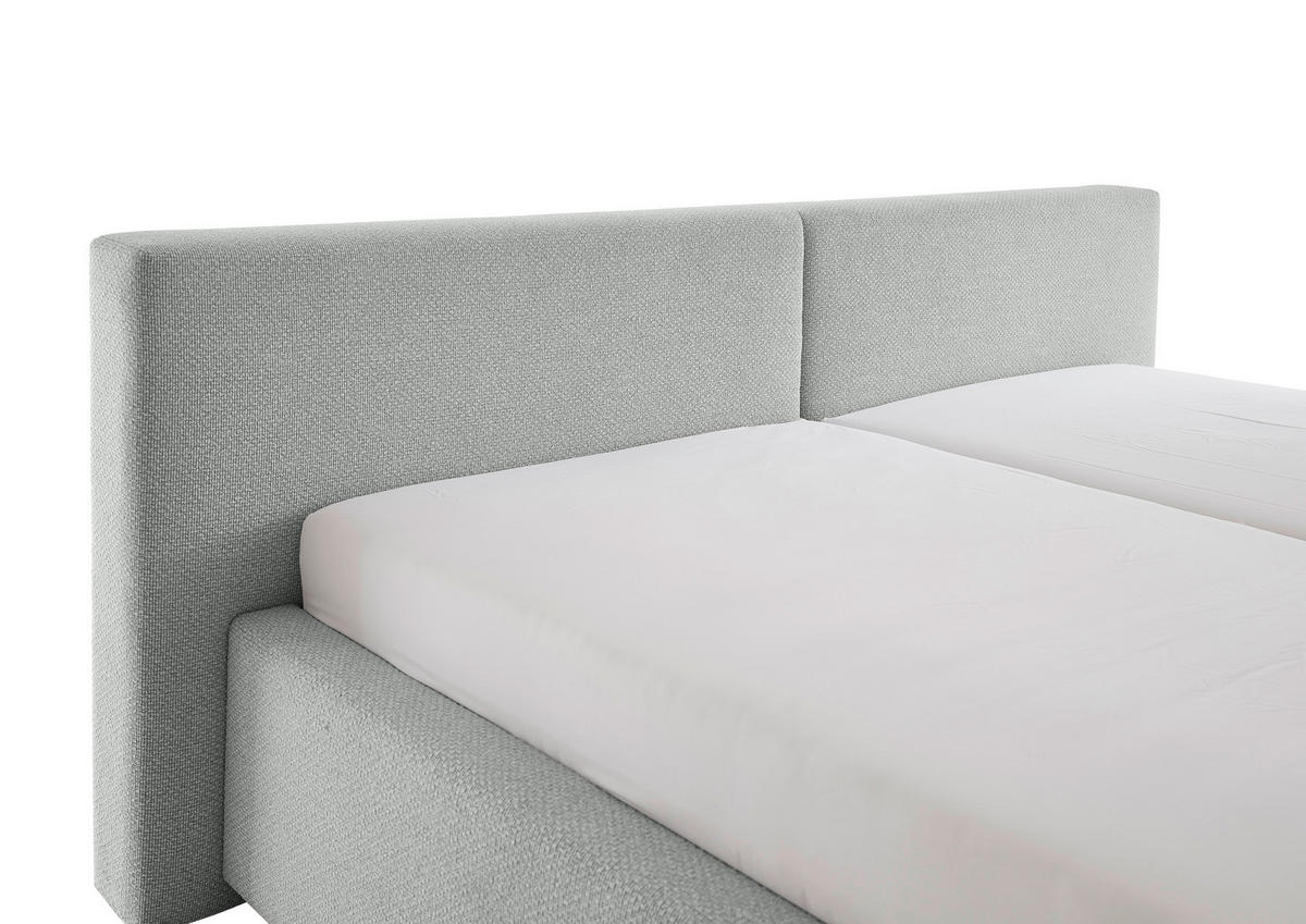 POLSTERBETT 240/200 cm,  in Grau,  - Grau, Basics, Textil (240/200cm) - Boxxx