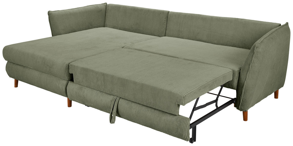 Freisteller von Carryhome ECKSOFA Olivgrün Cord.