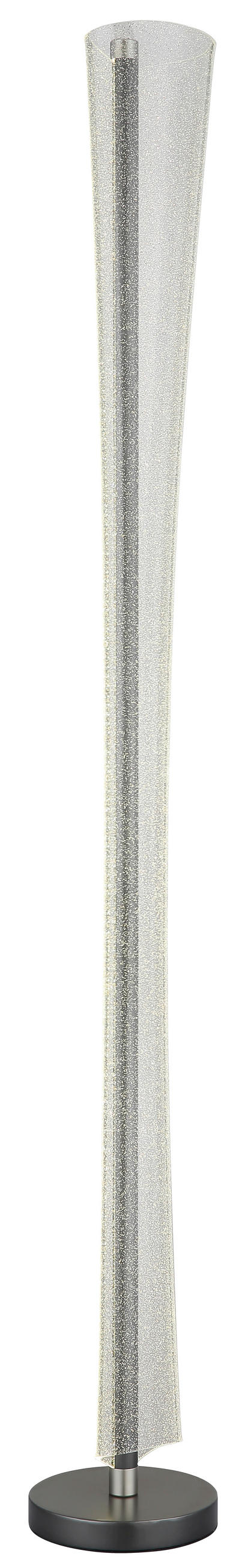 LED-STEHLEUCHTE 20/155 cm    - Klar/Anthrazit, Design, Kunststoff/Metall (20/155cm) - Globo