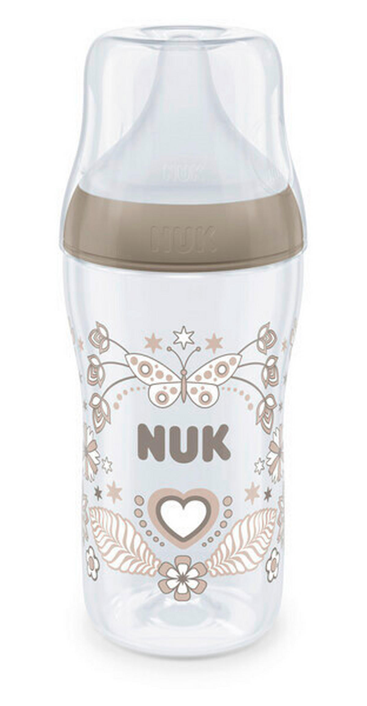 BABYFLASCHE Perfect Match 260 ml  - Transparent/Multicolor, Basics, Kunststoff (7,2/7,2/21,2cm) - NUK