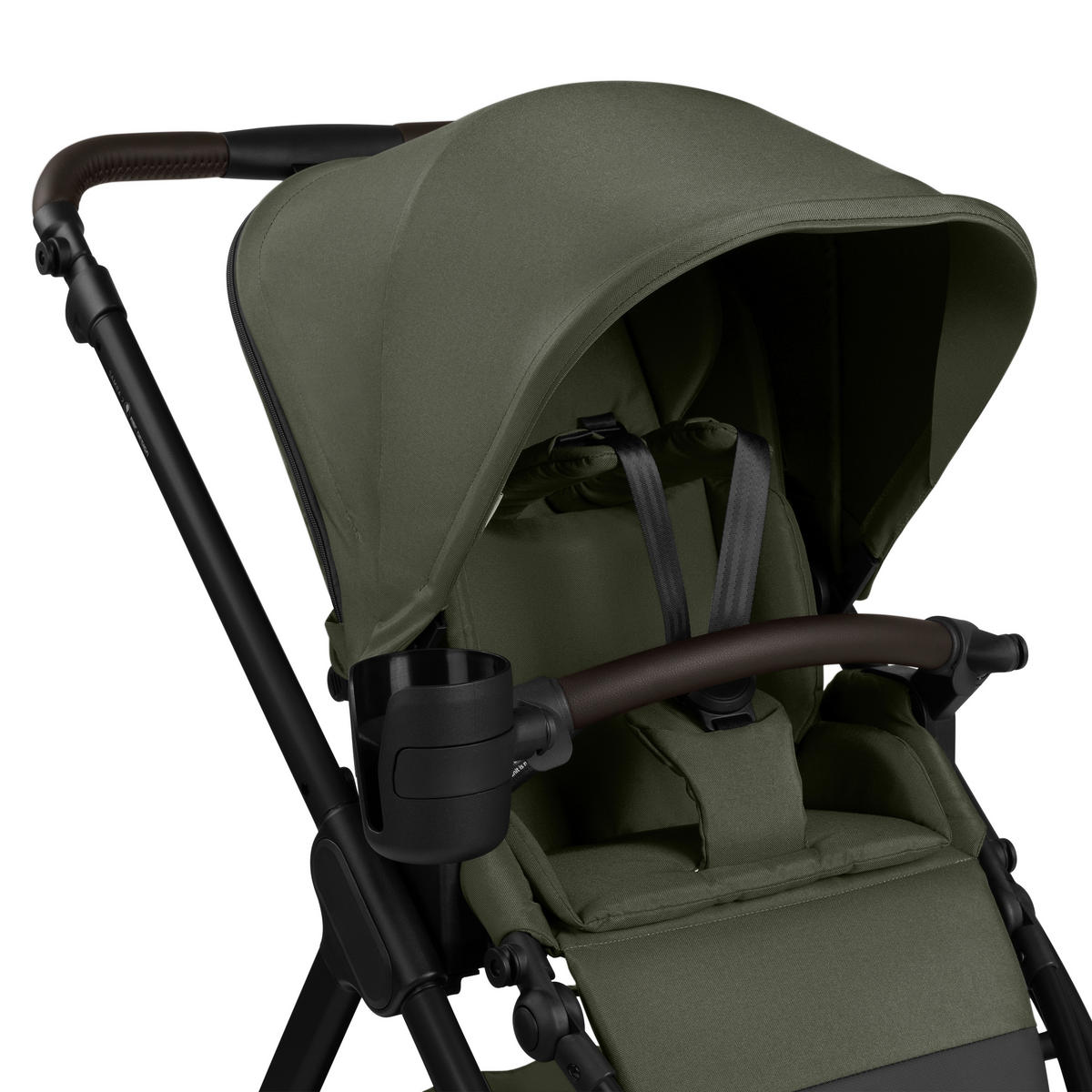 KINDERWAGEN  Samba 2  Avocado  - Schwarz/Olivgrün, Basics, Metall (60/108/88cm) - ABC Design