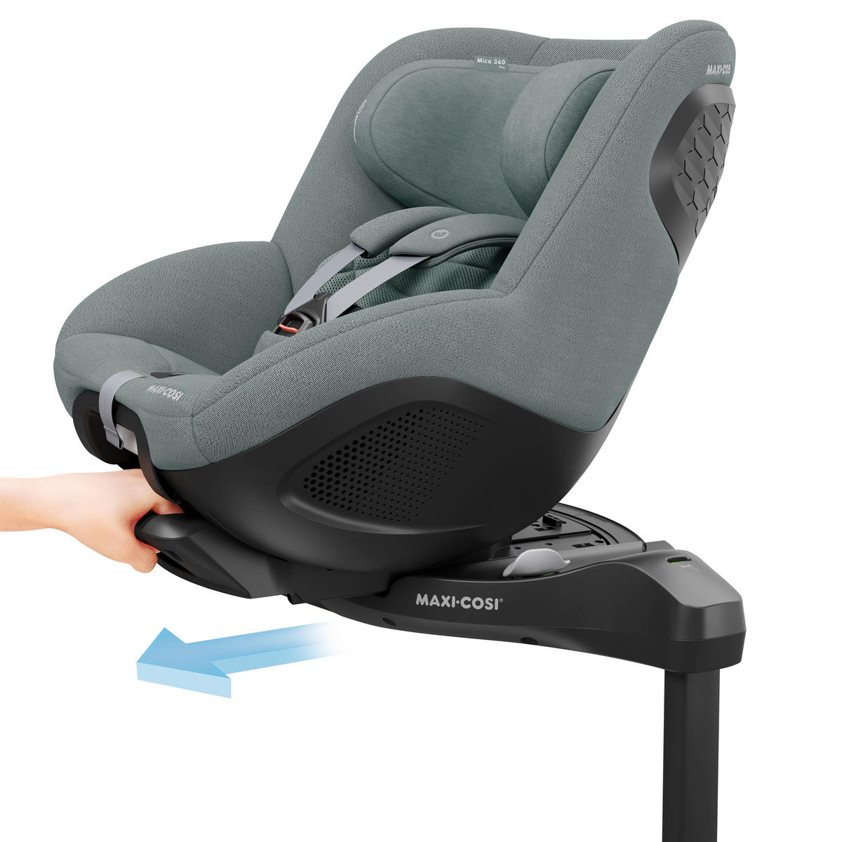 BAKÅTVÄND BILBARNSTOL Mica 360 Pro  - grå, Basics, metall/textil (44,2/67/74,5cm) - Maxi Cosi Pro