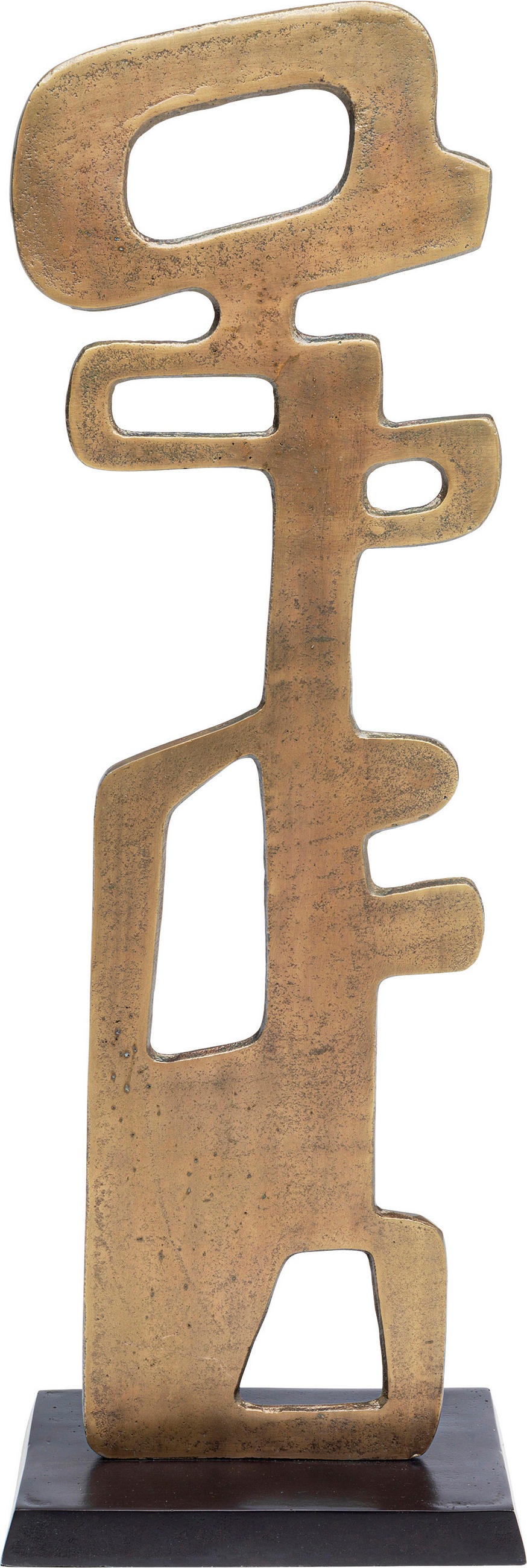 SKULPTUR - Messingfarben, MODERN, Metall (15/25/73cm) - Ambia Home